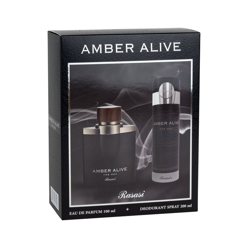 AMBER ALIVE MEN EDP + Deo. Coffret Set