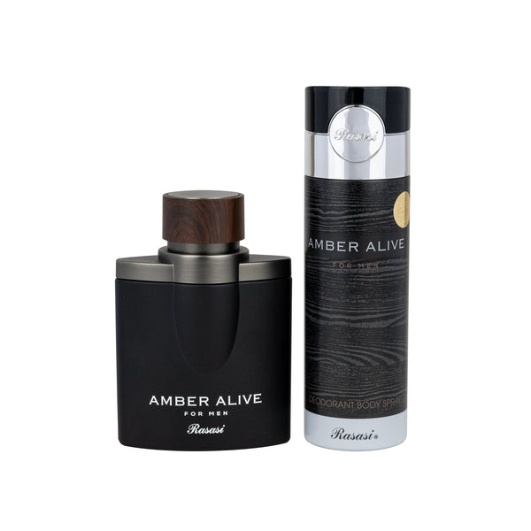 AMBER ALIVE MEN EDP + Deo. Coffret Set