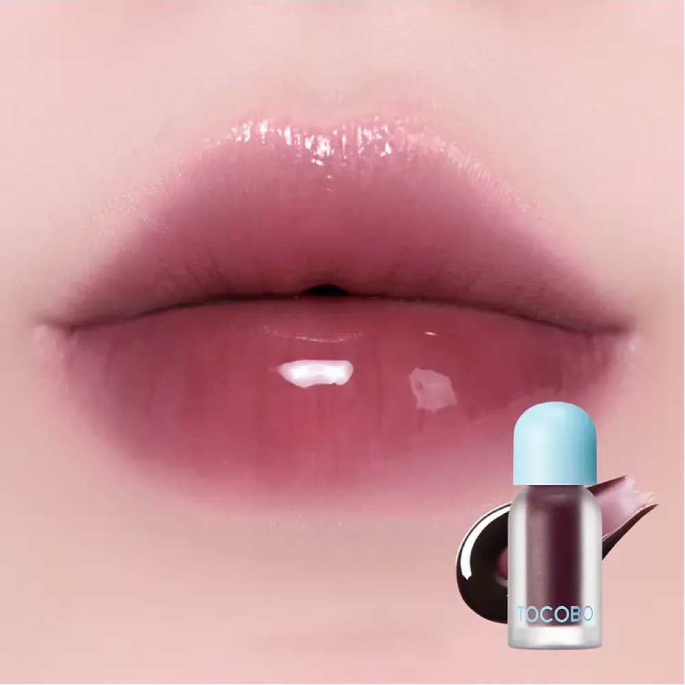 Juicy Berry Plumping Lip Oil Tono 03 Black Cherry - Soko Box