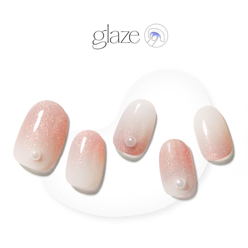 Glaze Semi-Cured Gel Nail: ZMJA048N_CN Lovely Sugar