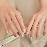 Glaze Semi-Cured Gel Nail: ZMA407N Glow latte