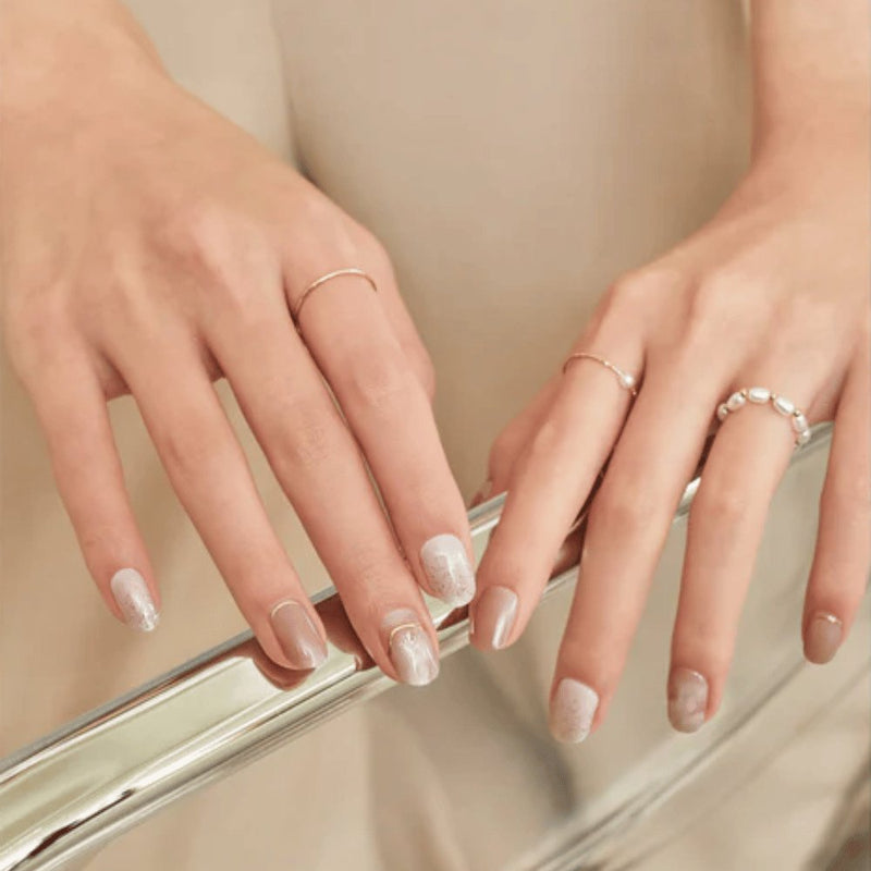 Glaze Semi-Cured Gel Nail: ZMA407N Glow latte