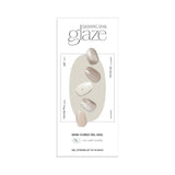 Glaze Semi-Cured Gel Nail: ZMA409N Fog Marble
