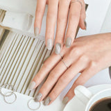 Glaze Semi-Cured Gel Nail: ZMA409N Fog Marble