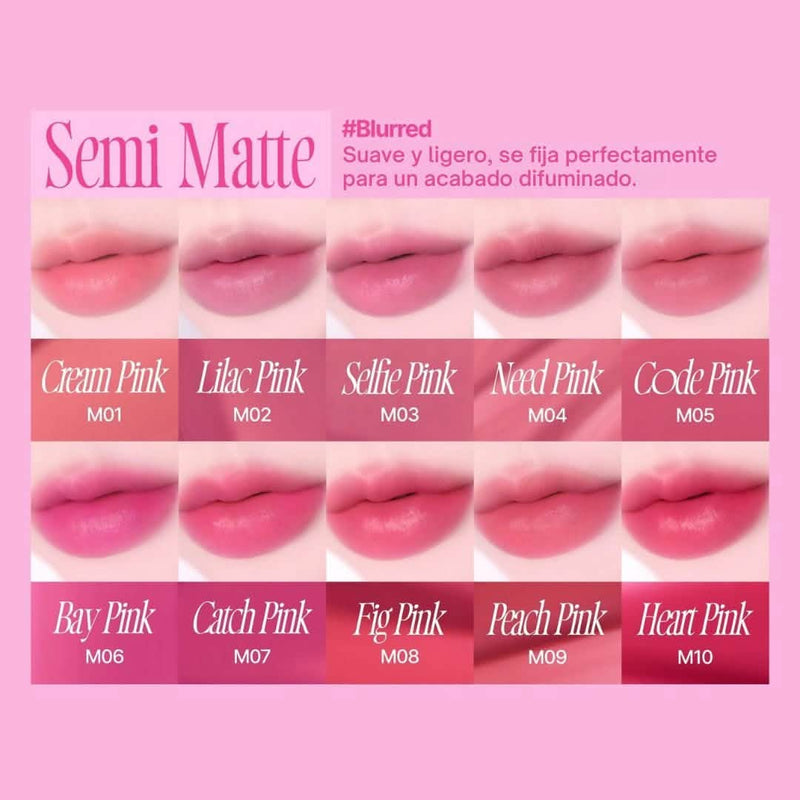 Pink Obsession Stay-Fit Lip Tint M07 Catch Pink (Semi Matte)