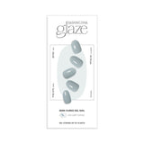 Glaze Semi-Cured Gel Nail: ZMC232N Soft Blue