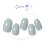 Glaze Semi-Cured Gel Nail: ZMC232N Soft Blue