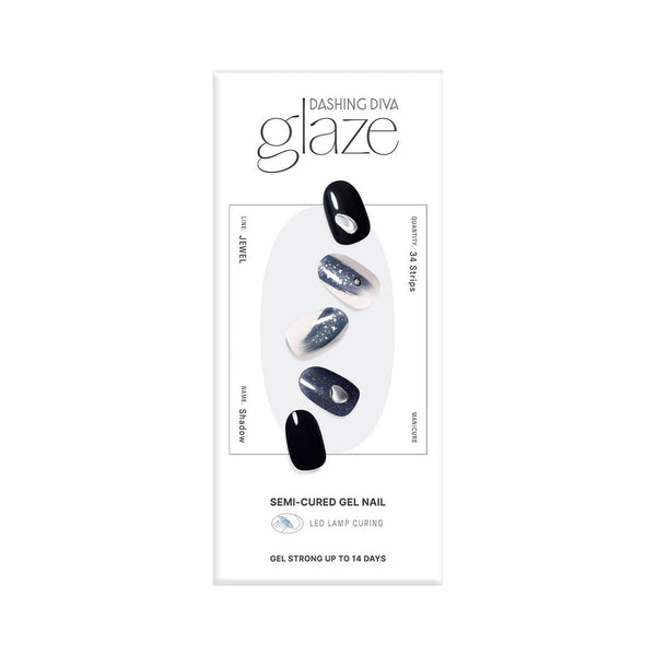 Glaze Semi-Cured Gel Nail: ZMJA028N_CN  Shadow