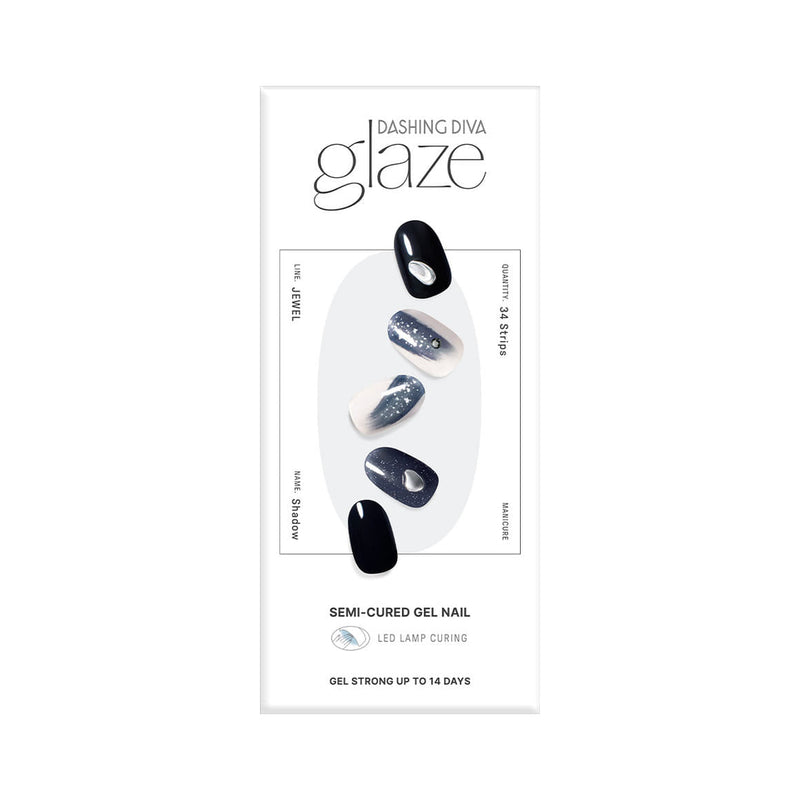 Glaze Semi-Cured Gel Nail: ZMJA028N_CN  Shadow