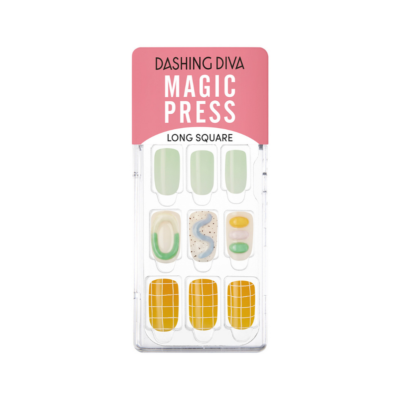 Magic Gel Press Manicure: MDR1234SL (Square Long)