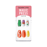 Magic Gel Press Manicure: MDR1236CF (Coffin)